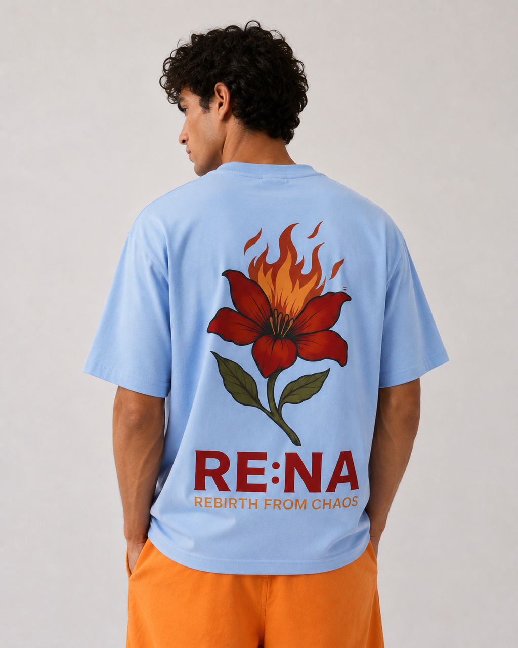Rena T-shirt bleue